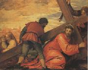 Veronese and Studio rJesus Falls under the Weight of the Cross (mk05) oil painting picture wholesale